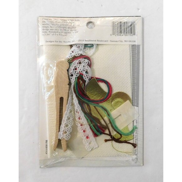 Designs for the Needle Quilt Star Angel Ornament Counted Cross Stitch Kit Sealed - Picture 2 of 3